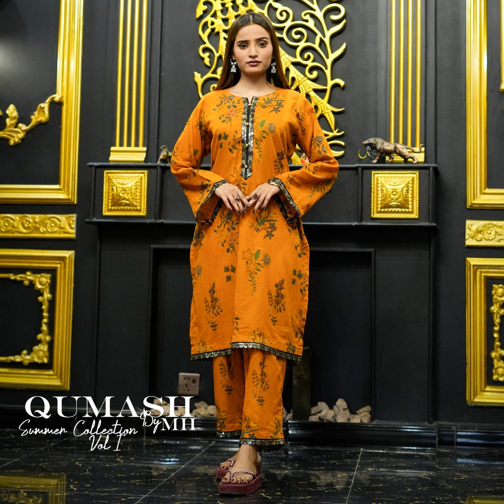 Amber Elegance 2-Piece Suit