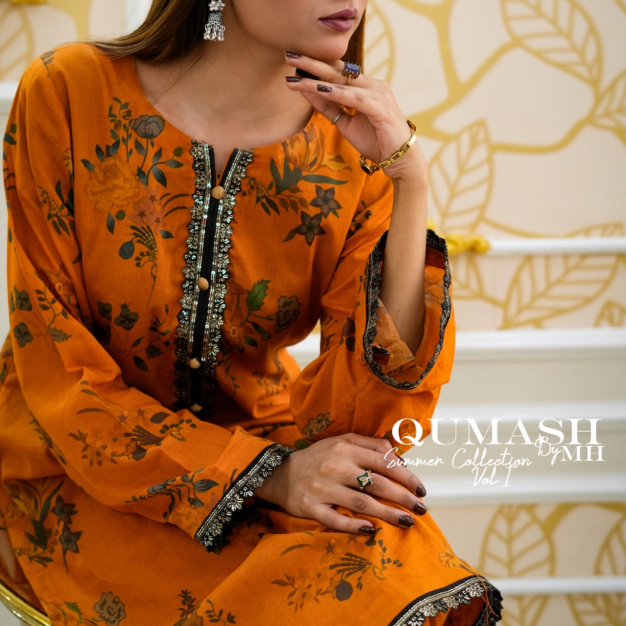 Amber Elegance 2-Piece Suit