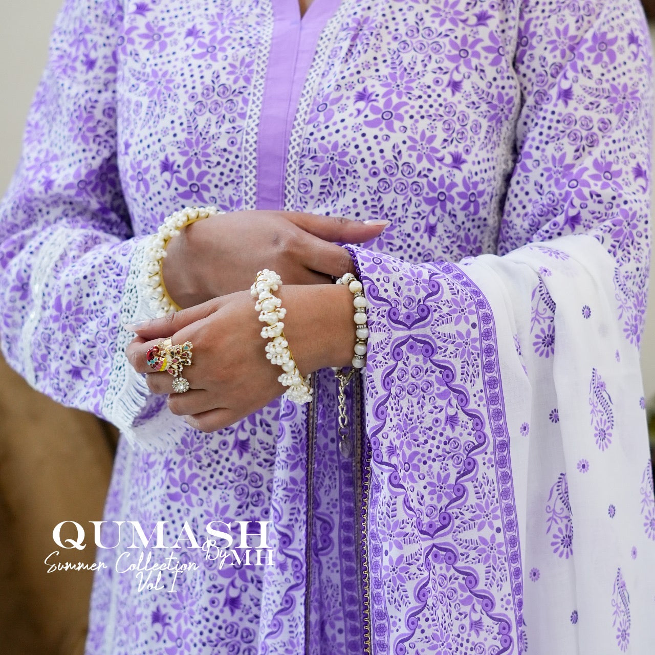 Lavender Grace 3-piece Lawn Suit