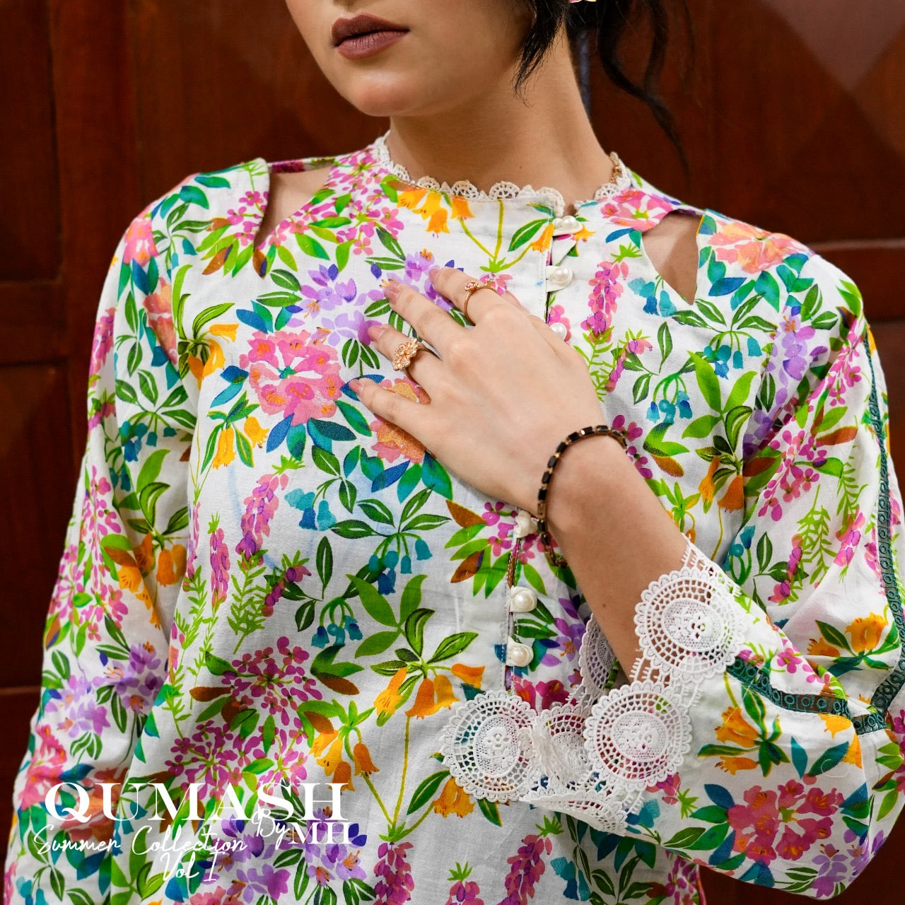 Floral Bliss 3-Piece Lawn Suit
