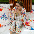 Blooming Radiance 3-Piece Lawn Suit