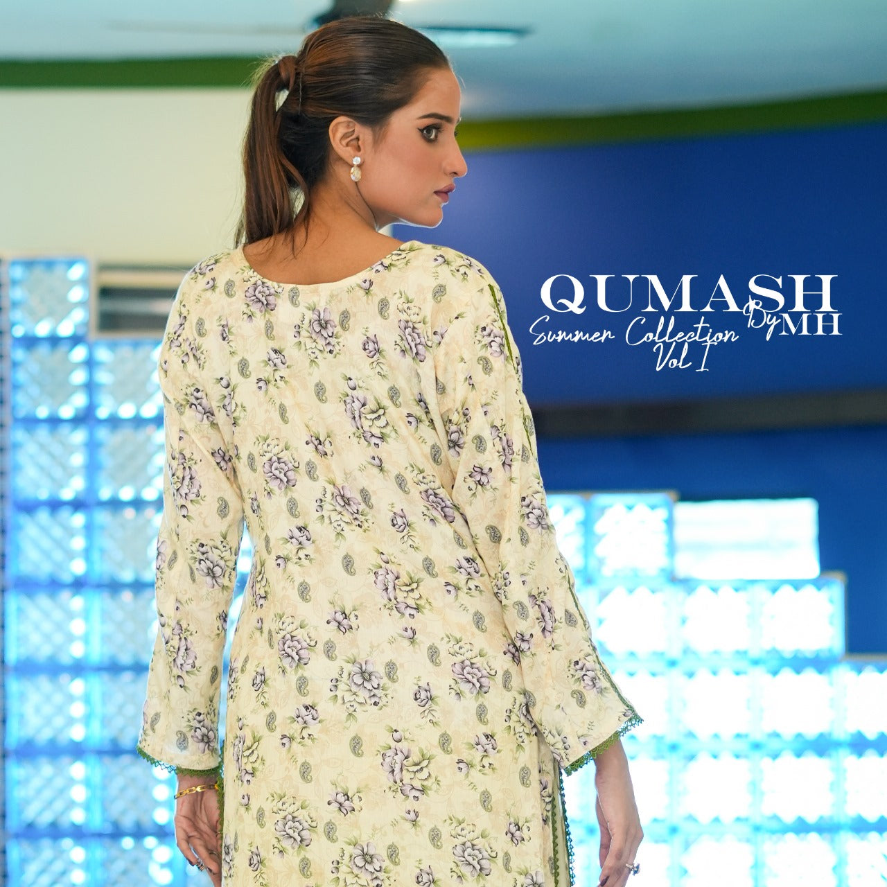Pastel Elegance Floral Lawn Suit